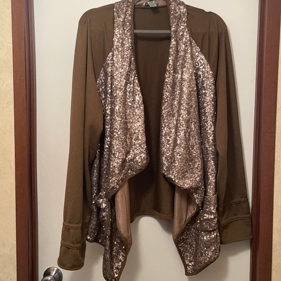 glitterscape Sweaters - Glitter front sweater